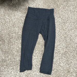 Charcoal grey cotton Lululemon leggings size M